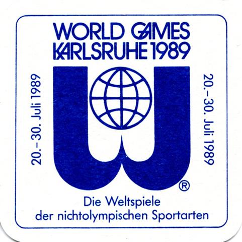 karlsruhe ka-bw hoepfner veranst 1b (quad185-world games 1989-blau)